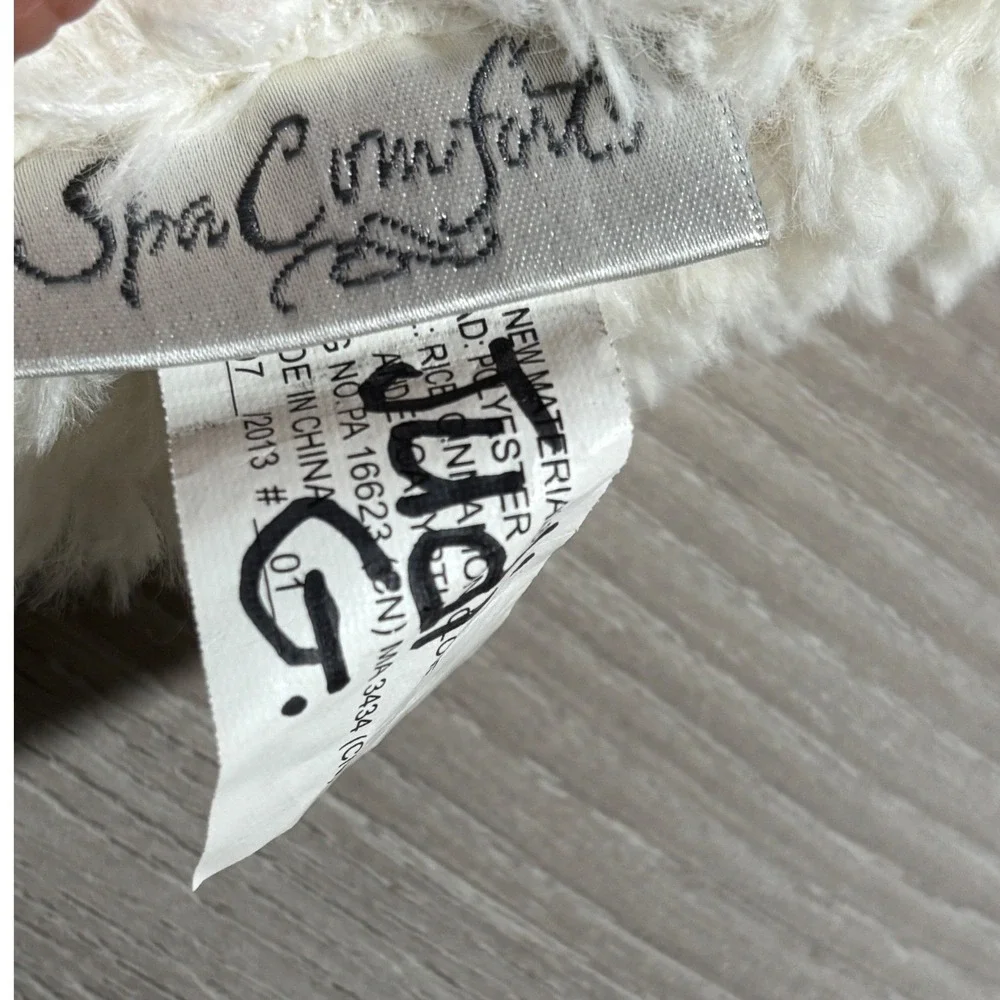 Spa Comforts Lamb Microwaveable Neck Wrap Plush Sheep Rice Filled Pillow Comfort